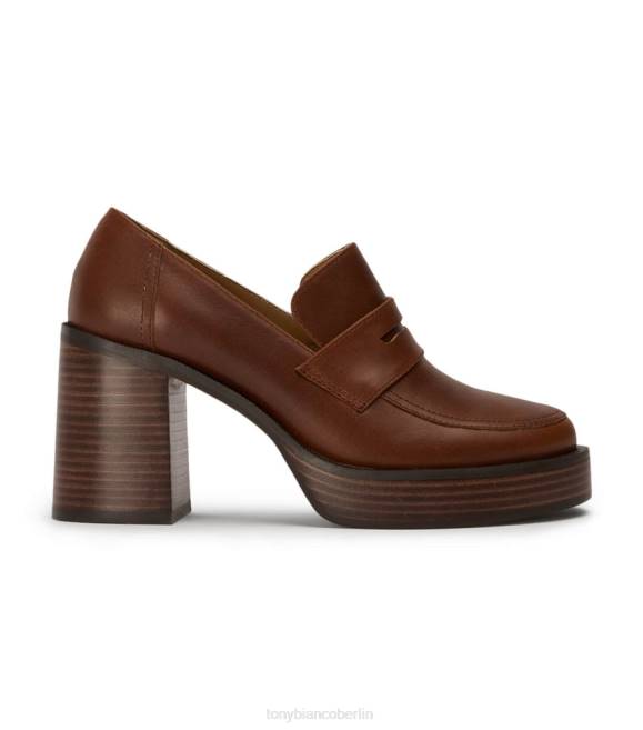 Slipper mit Absatz| de Tony Bianco Frauen Taranto Freizeitschuhe Cognac 4624365